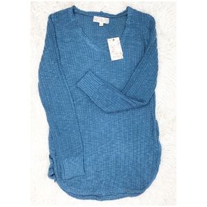 PINK REPUBLIC Womens Sweater Blue NWT